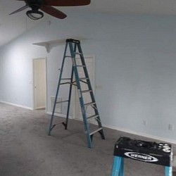 Living room interior painting